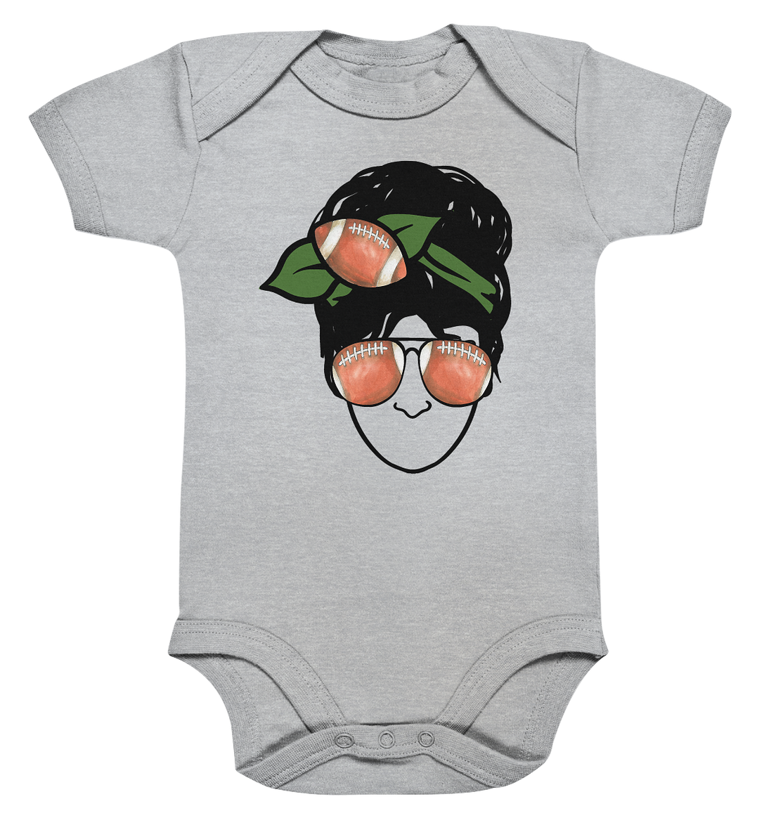 Lady Balls - Organic Baby Bodysuite
