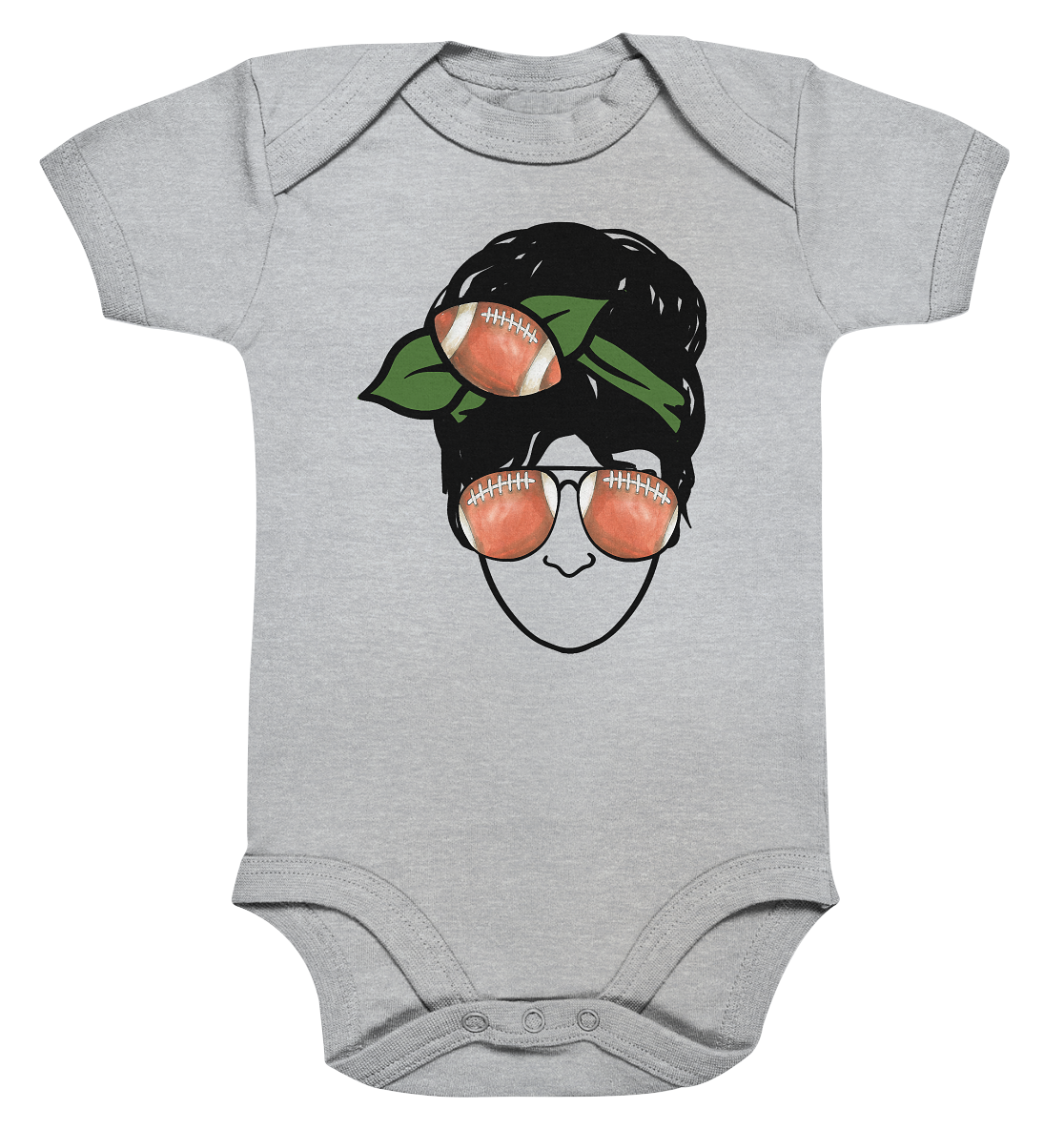 Lady Balls - Organic Baby Bodysuite