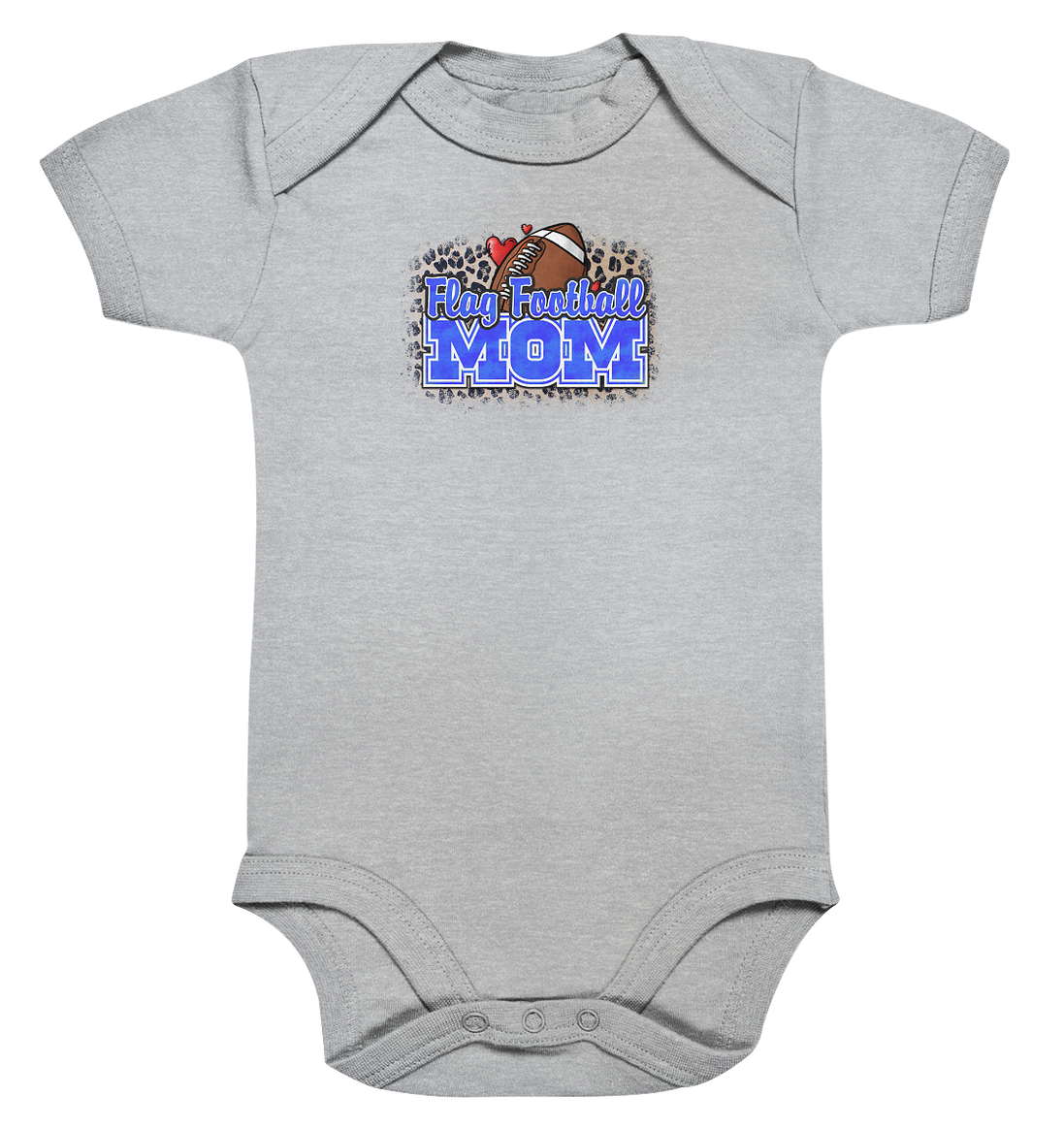 Flag Football Mom - Organic Baby Bodysuite