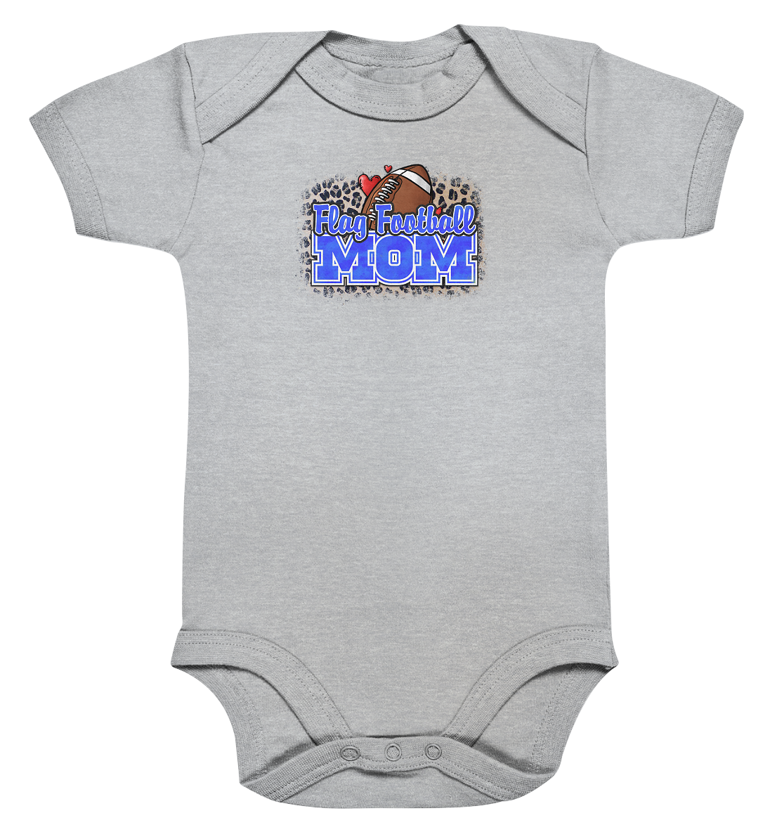 Flag Football Mom - Organic Baby Bodysuite