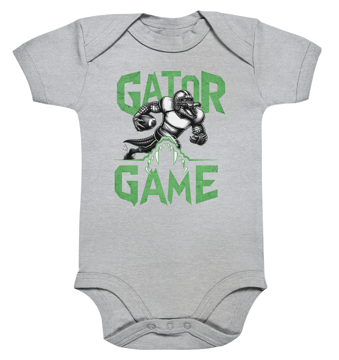 Gator Game - Organic Baby Bodysuit