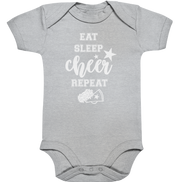 Eat Sleep Cheer - Organic Baby Bodysuit