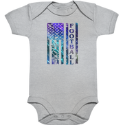 USA Football Flag  - Organic Baby Bodysuite