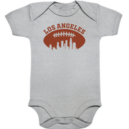 Los Angeles Football Silhouette - Organic Baby Bodysuite