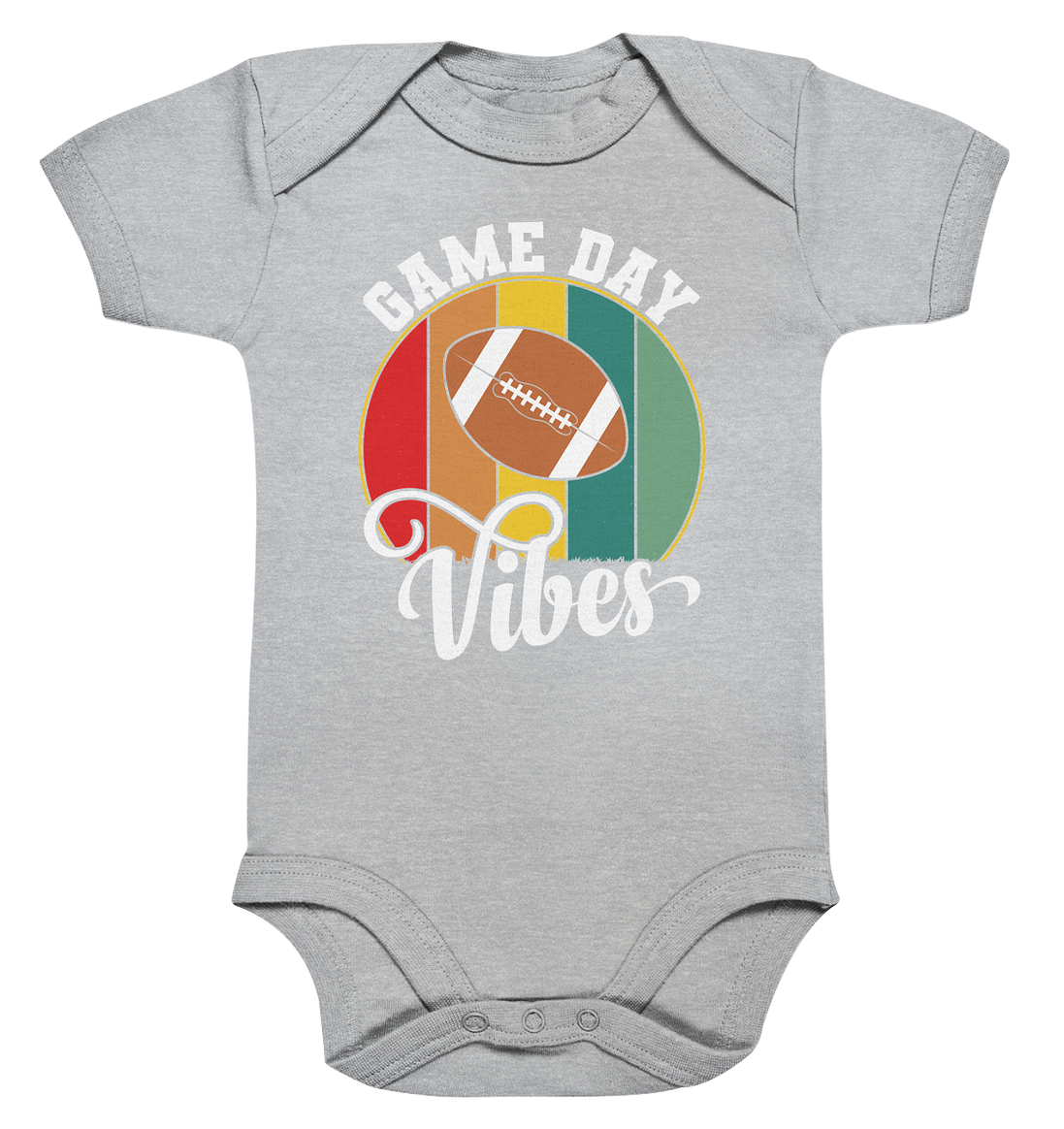 Game Day Vibes White - Organic Baby Bodysuite
