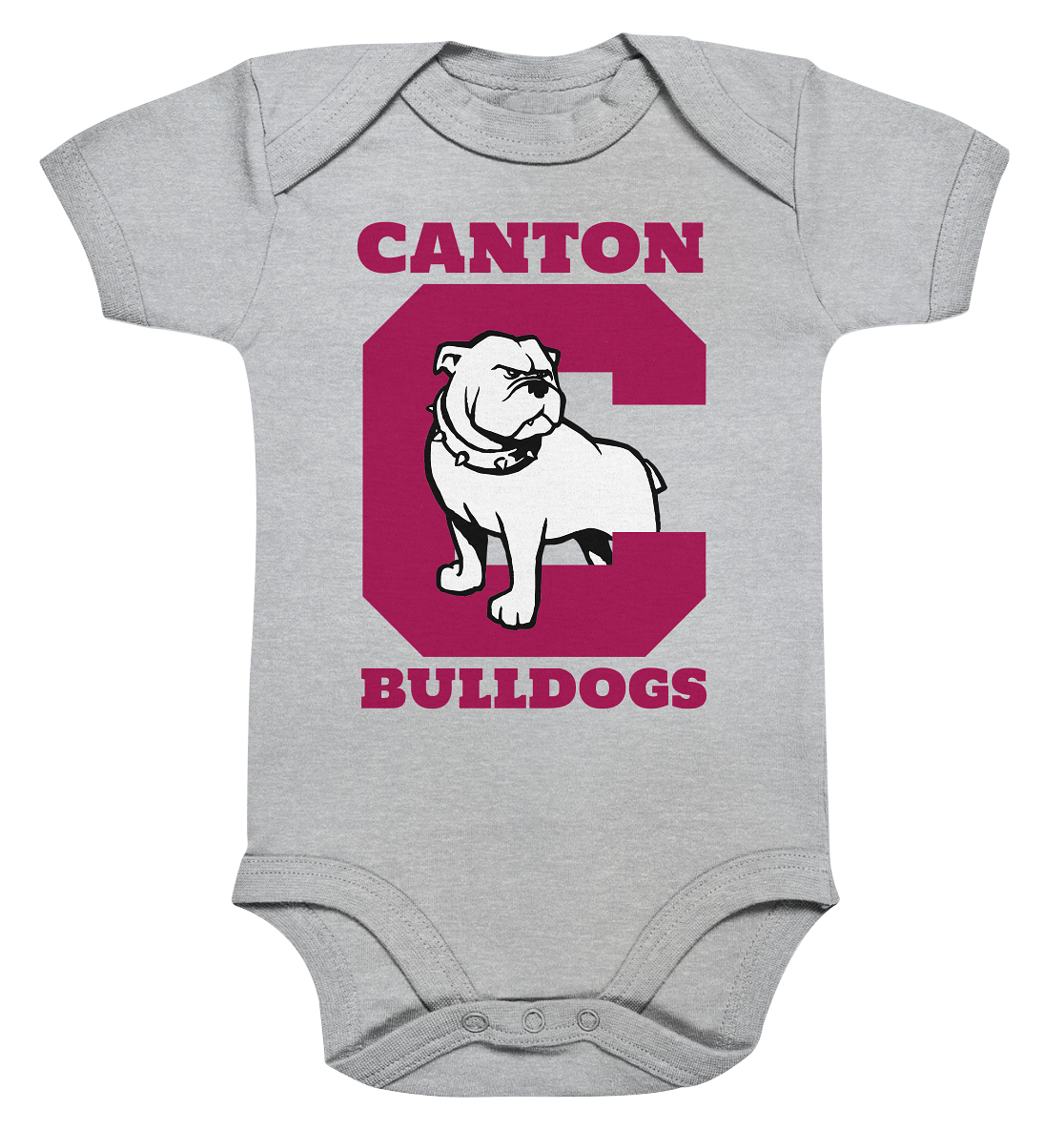 Canton Bulldogs - Organic Baby Bodysuit