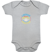 Lineman Brick Wall - Organic Baby Bodysuite