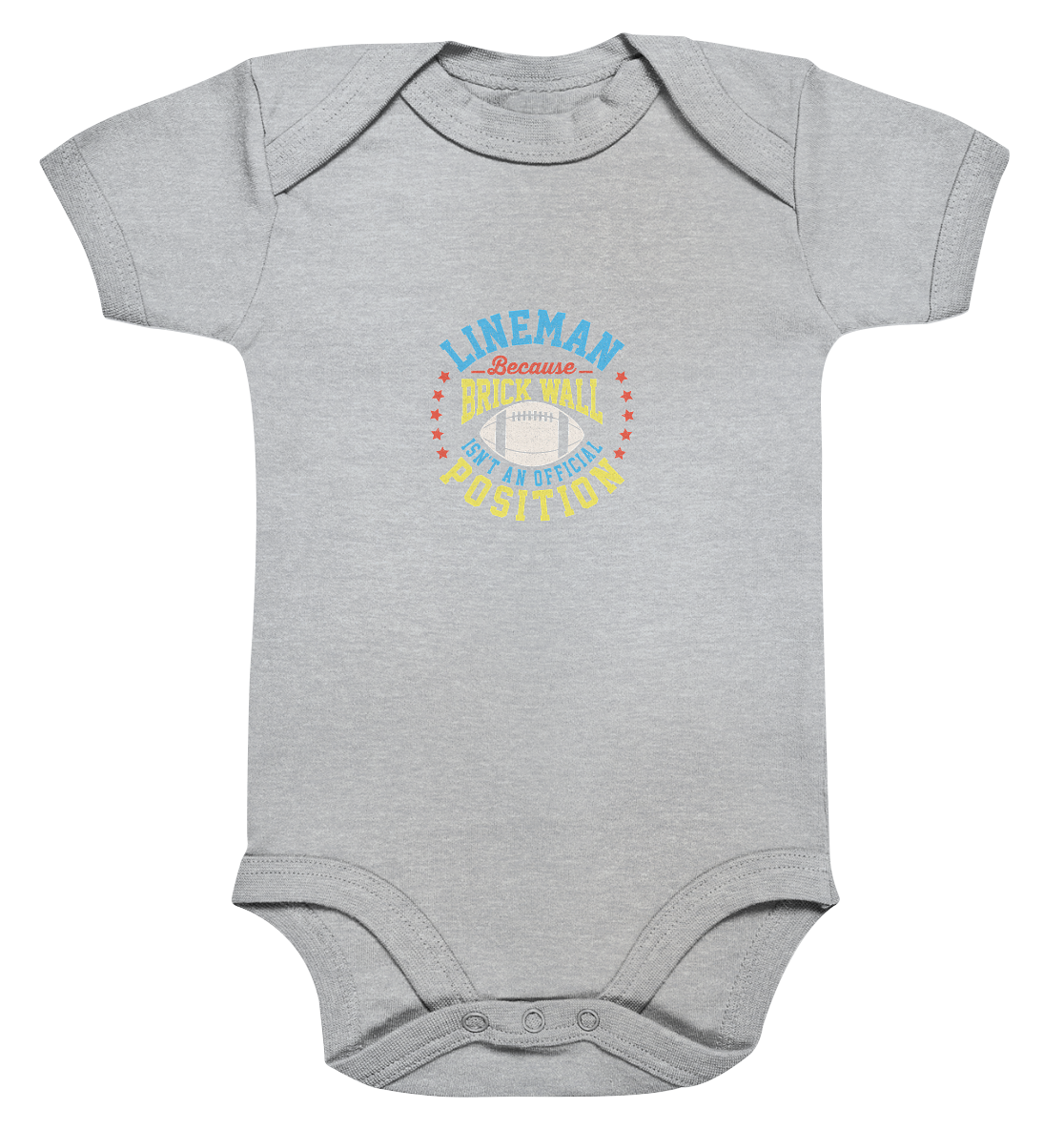 Lineman Brick Wall - Organic Baby Bodysuite