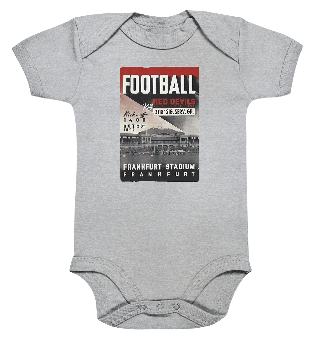 Frankfurt Football 1945 - Organic Baby Bodysuit