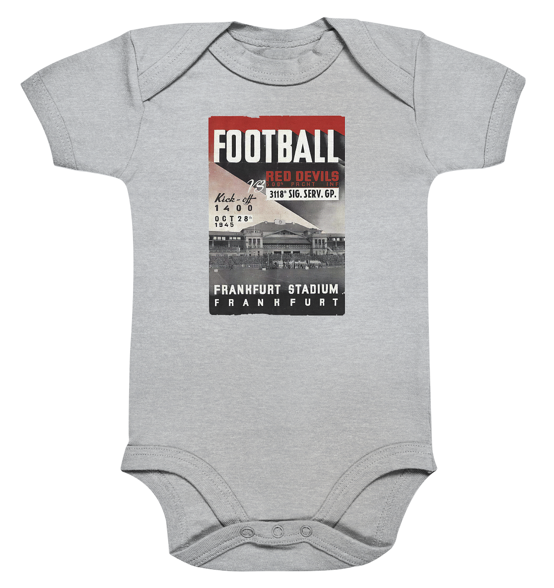 Frankfurt Football 1945 - Organic Baby Bodysuit
