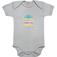 Football is the Answer - Organic Baby Bodysuite