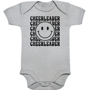 Cheerleader Smiley - Organic Baby Bodysuit