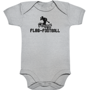 Playoff Flag Football Men Black - Organic Baby Bodysuit