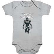 No Pain No Gain Metal  - Organic Baby Bodysuite