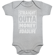 Straight Outta Money - Organic Baby Bodysuite