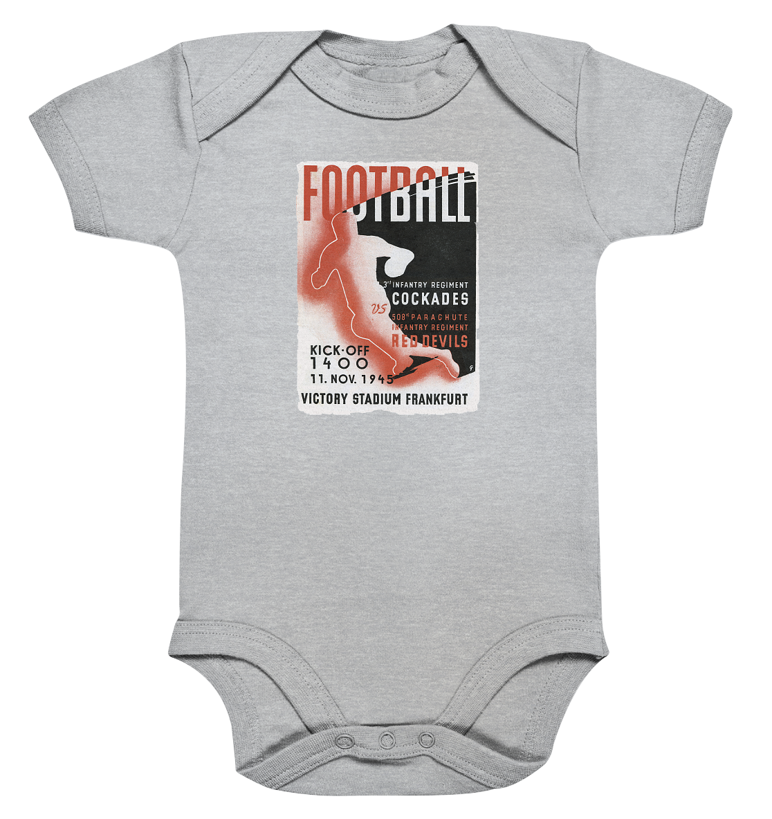 Red Devils Frankfurt 1945 - Organic Baby Bodysuite