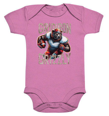 Gridiron Grizzly - Organic Baby Bodysuite