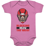 Blocking Below The Waist  - Organic Baby Bodysuite