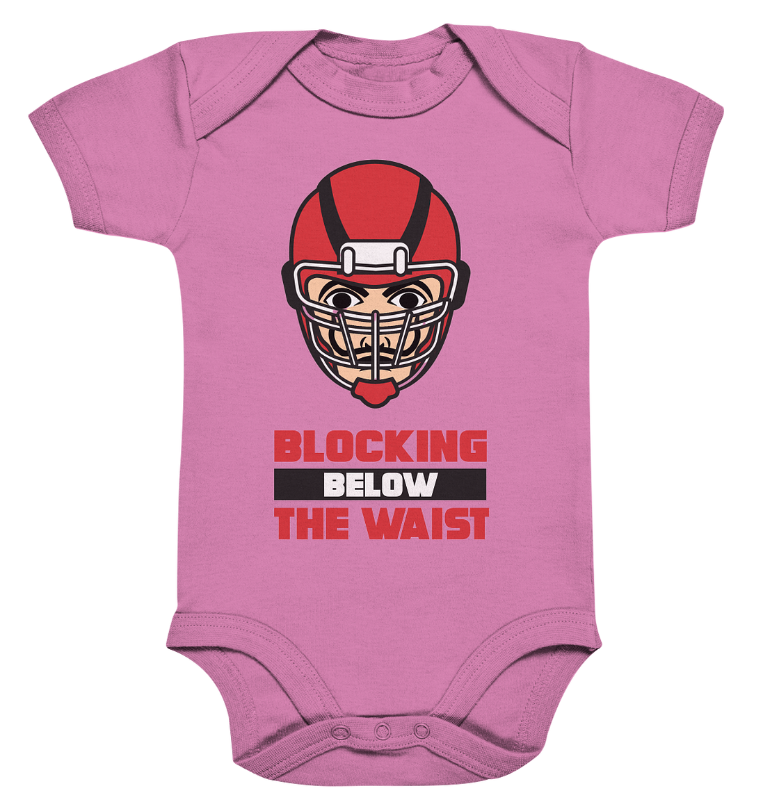 Blocking Below The Waist  - Organic Baby Bodysuite