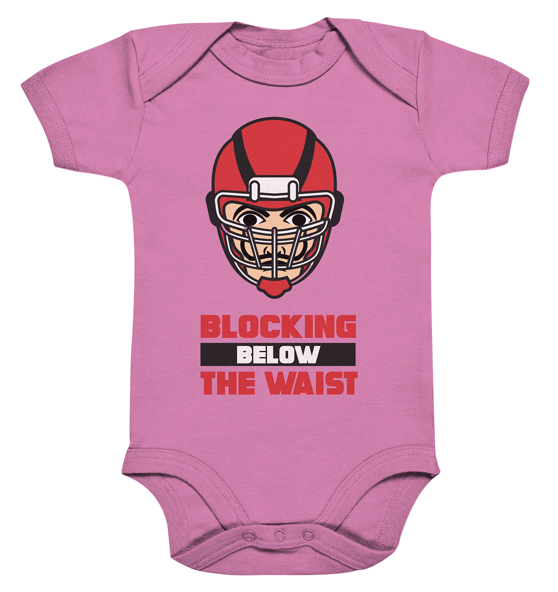 Blocking Below The Waist  - Organic Baby Bodysuite