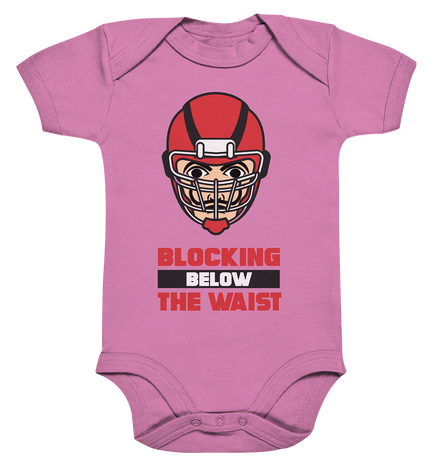 Blocking Below The Waist  - Organic Baby Bodysuite