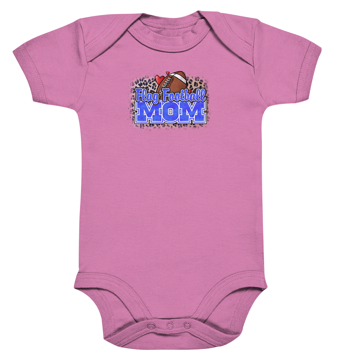 Flag Football Mom - Organic Baby Bodysuite