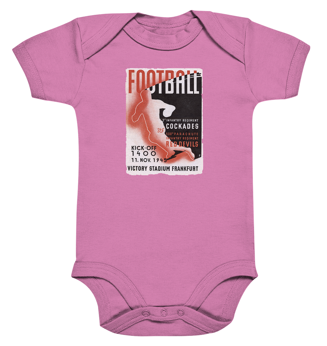 Red Devils Frankfurt 1945 - Organic Baby Bodysuite