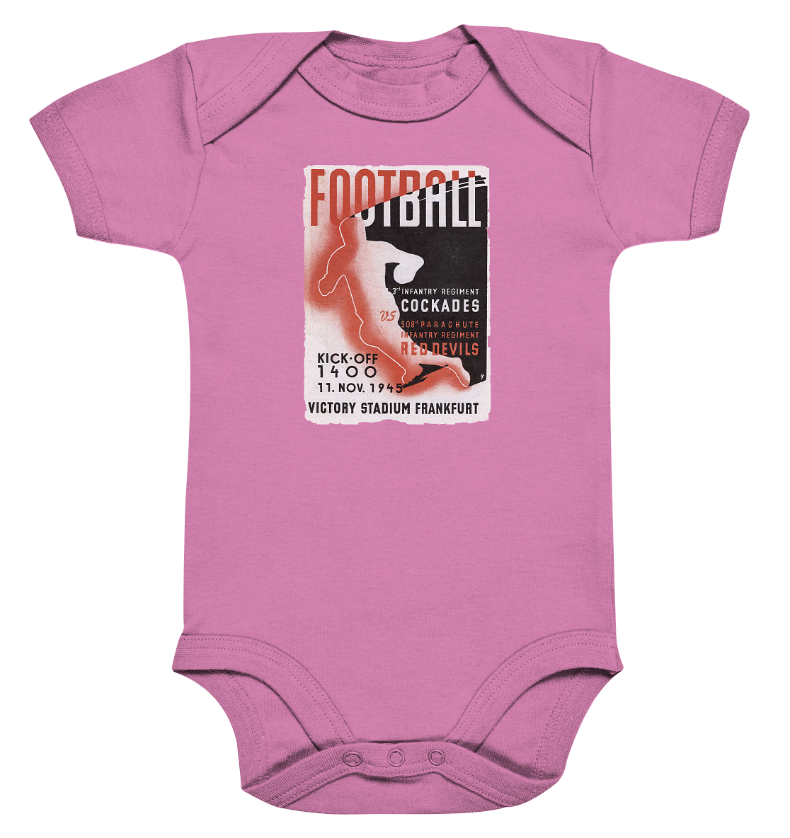 Red Devils Frankfurt 1945 - Organic Baby Bodysuite