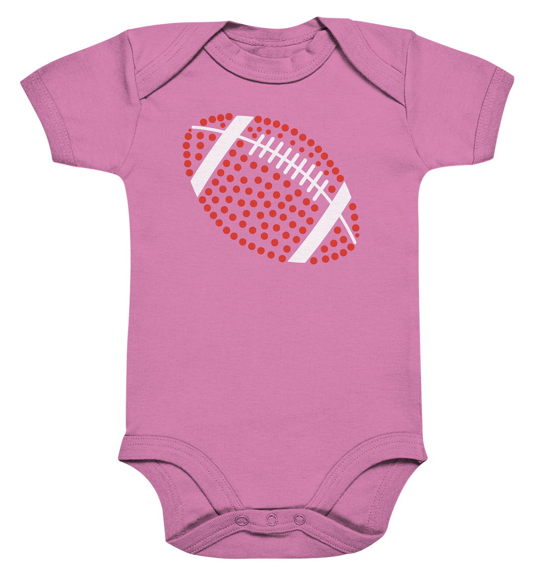 Football Dots - Organic Baby Bodysuite