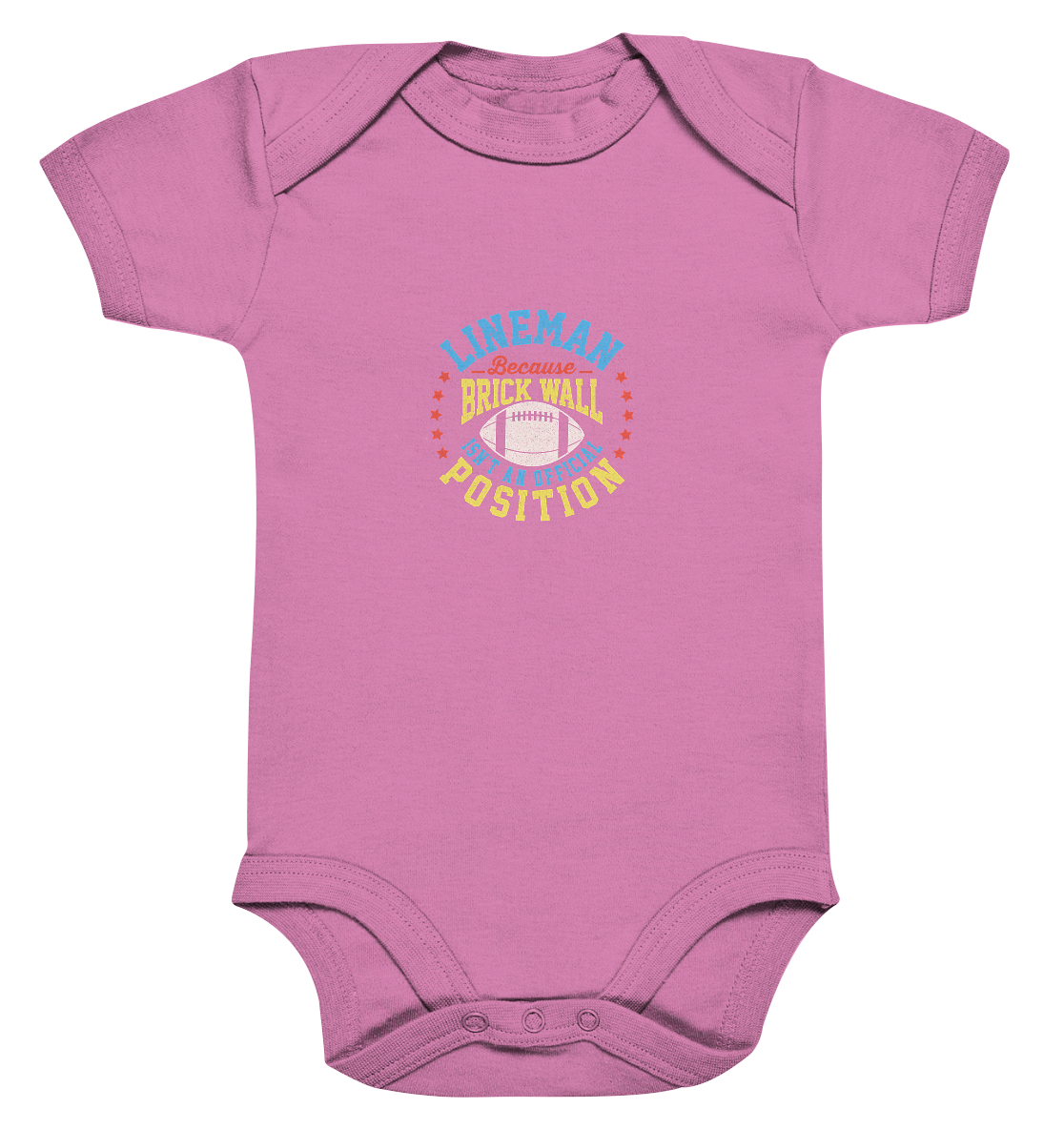 Lineman Brick Wall - Organic Baby Bodysuite