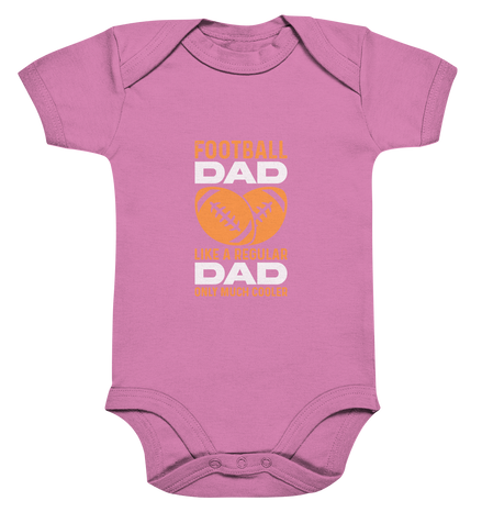 Football Dad Much Cooler - Organic Baby Bodysuite
