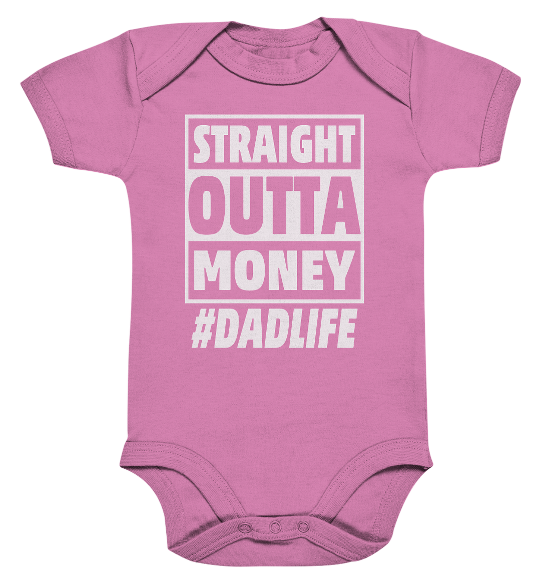 Straight Outta Money - Organic Baby Bodysuite