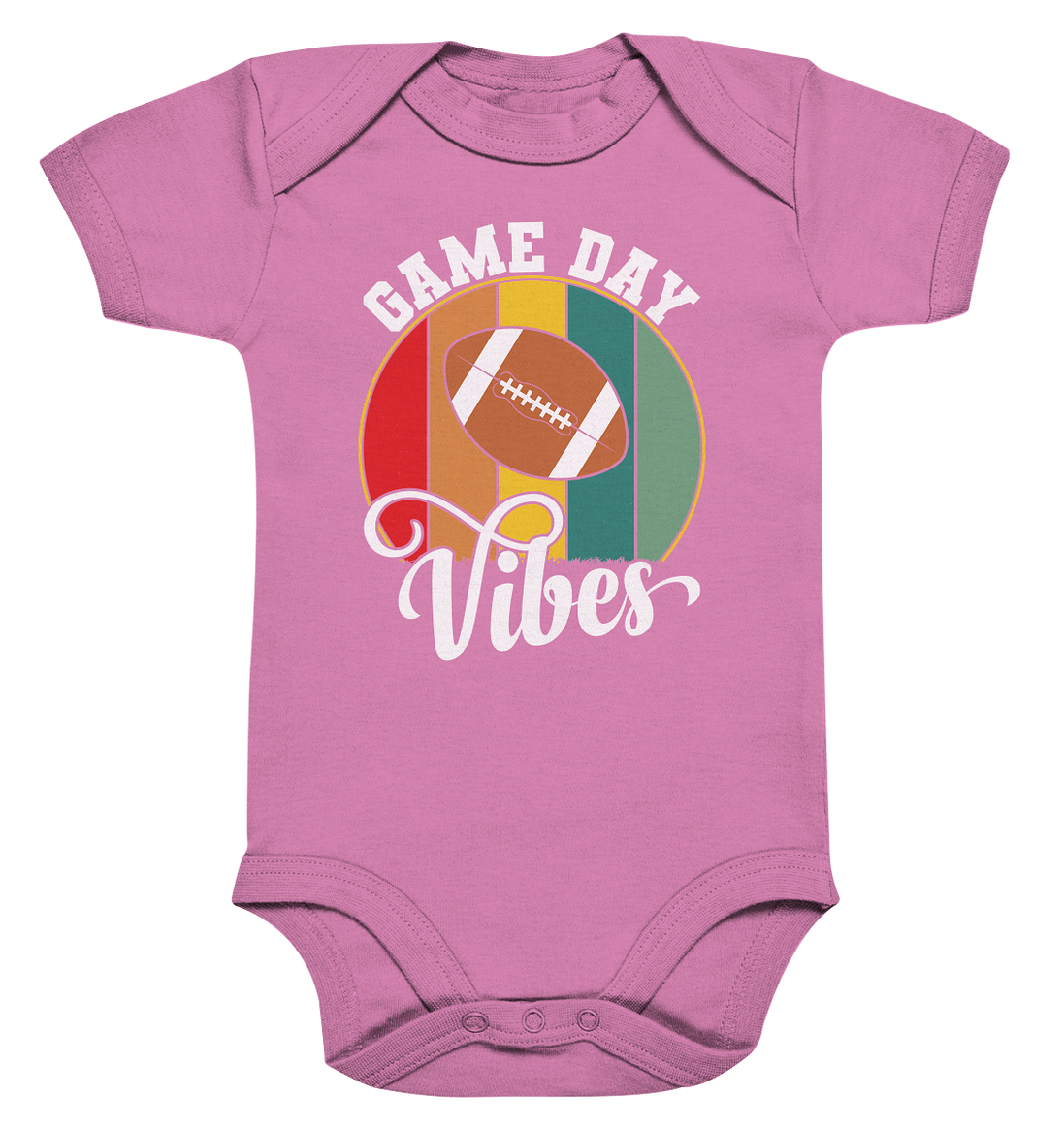 Game Day Vibes White - Organic Baby Bodysuite