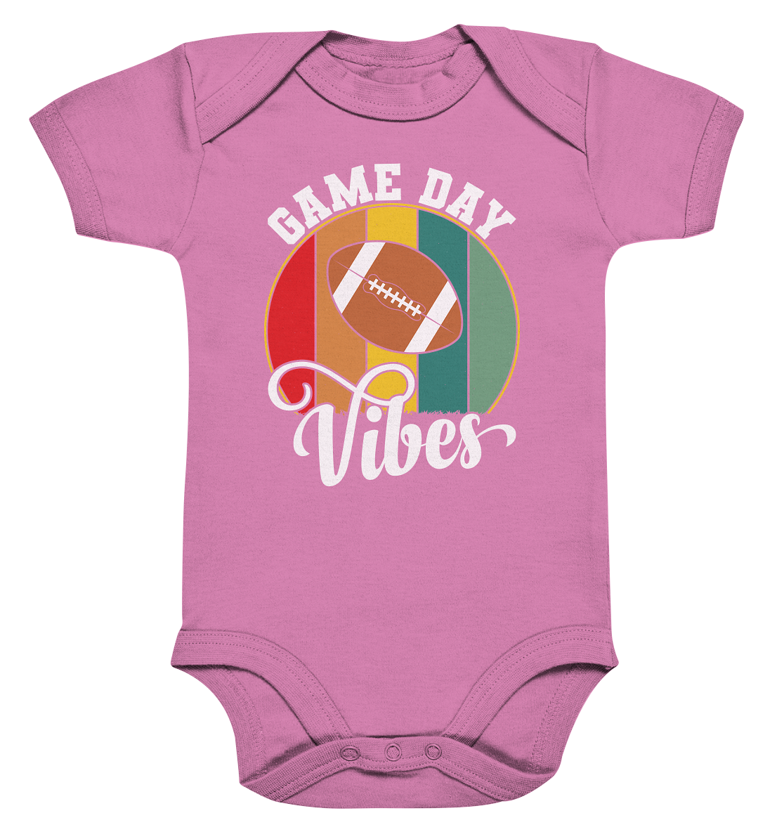 Game Day Vibes White - Organic Baby Bodysuite