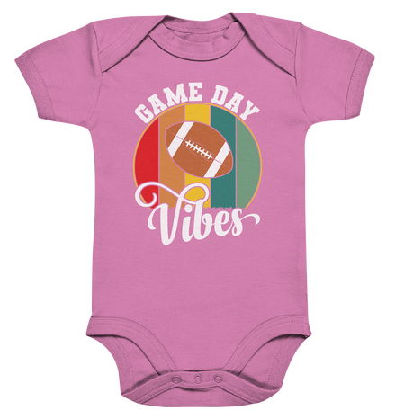 Game Day Vibes White - Organic Baby Bodysuite
