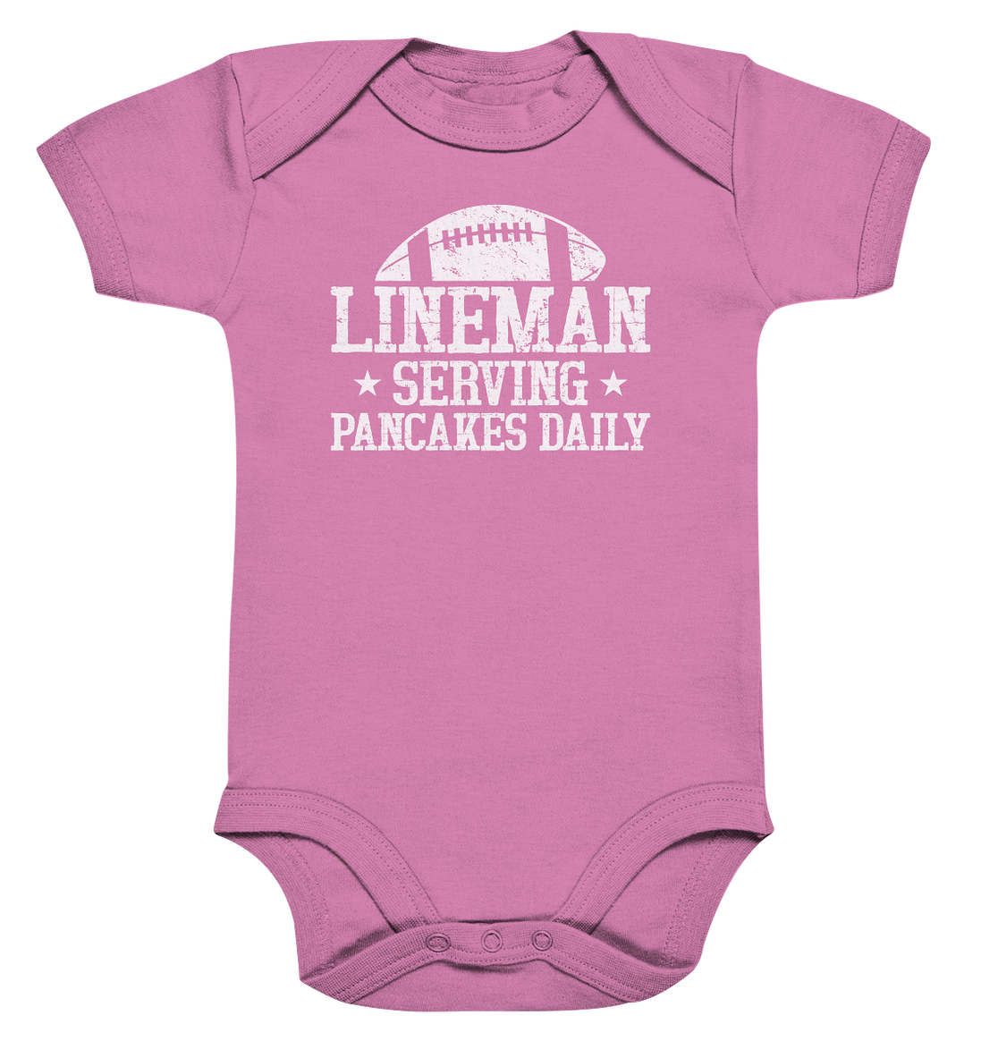 Lineman Serving Pancakes - Organic Baby Bodysuite