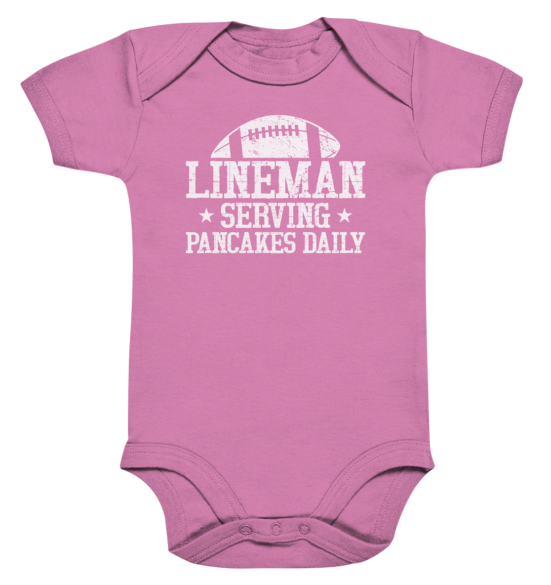 Lineman Serving Pancakes - Organic Baby Bodysuite