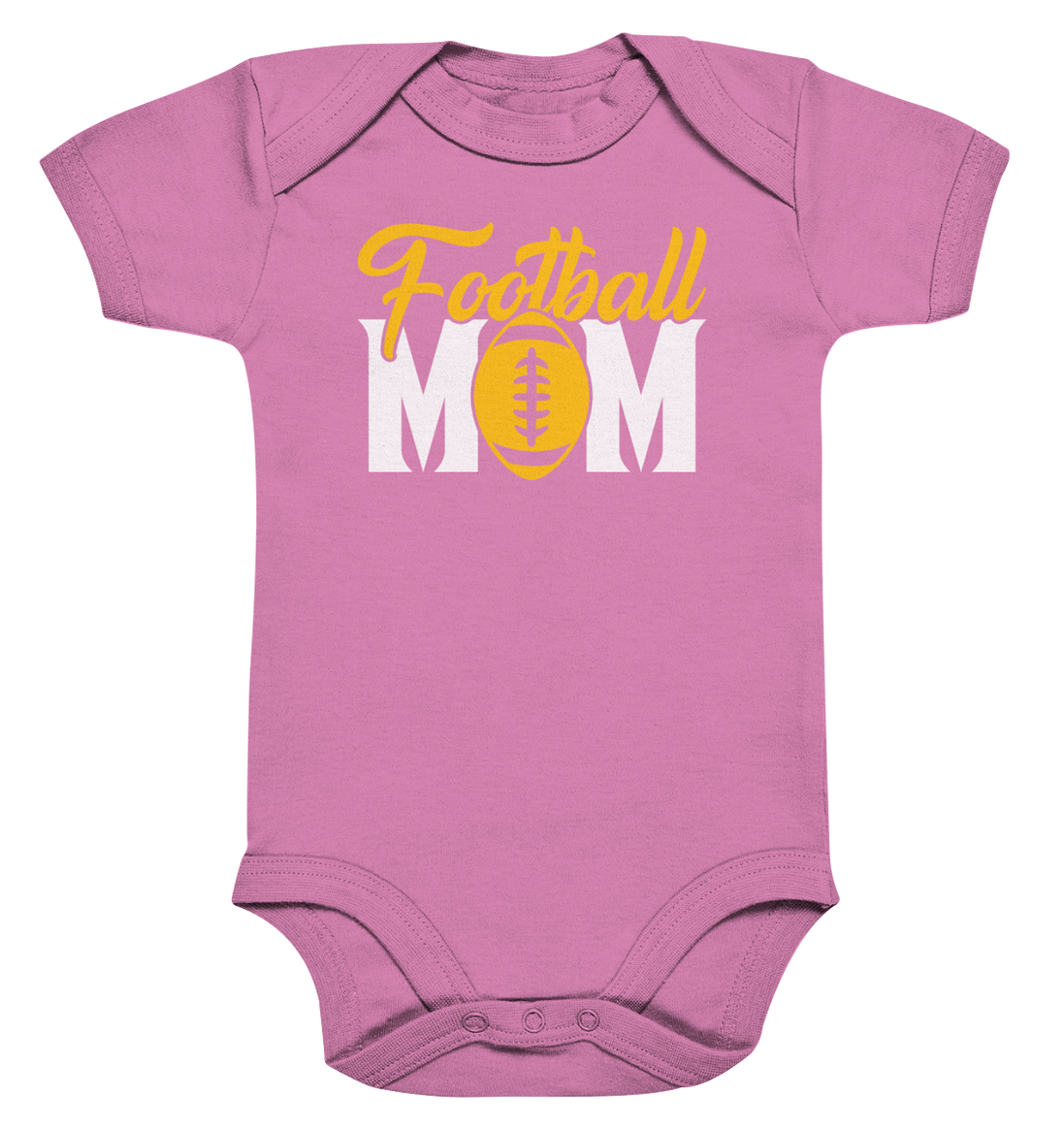 Football MOM - Organic Baby Bodysuit