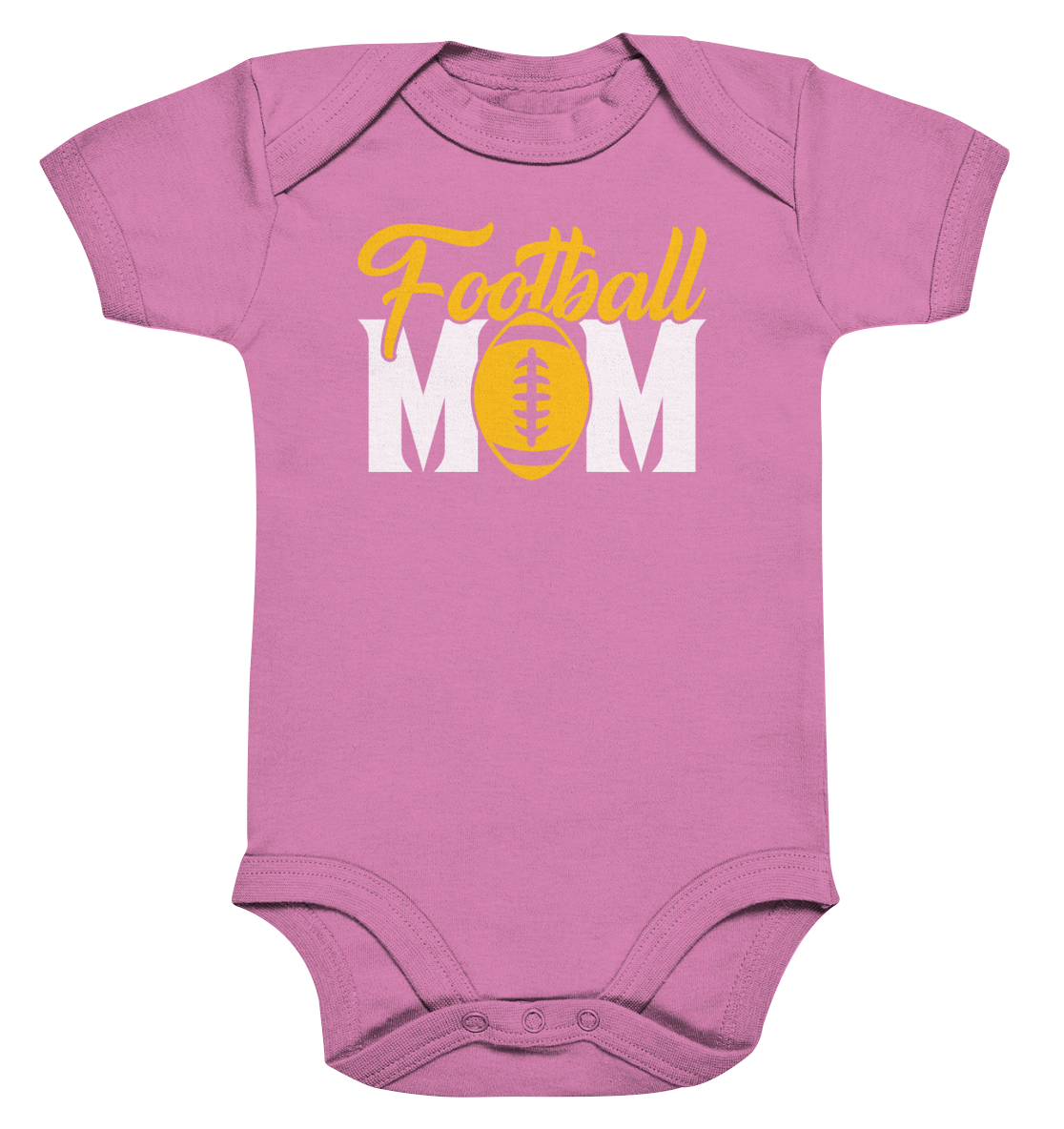 Football MOM - Organic Baby Bodysuit
