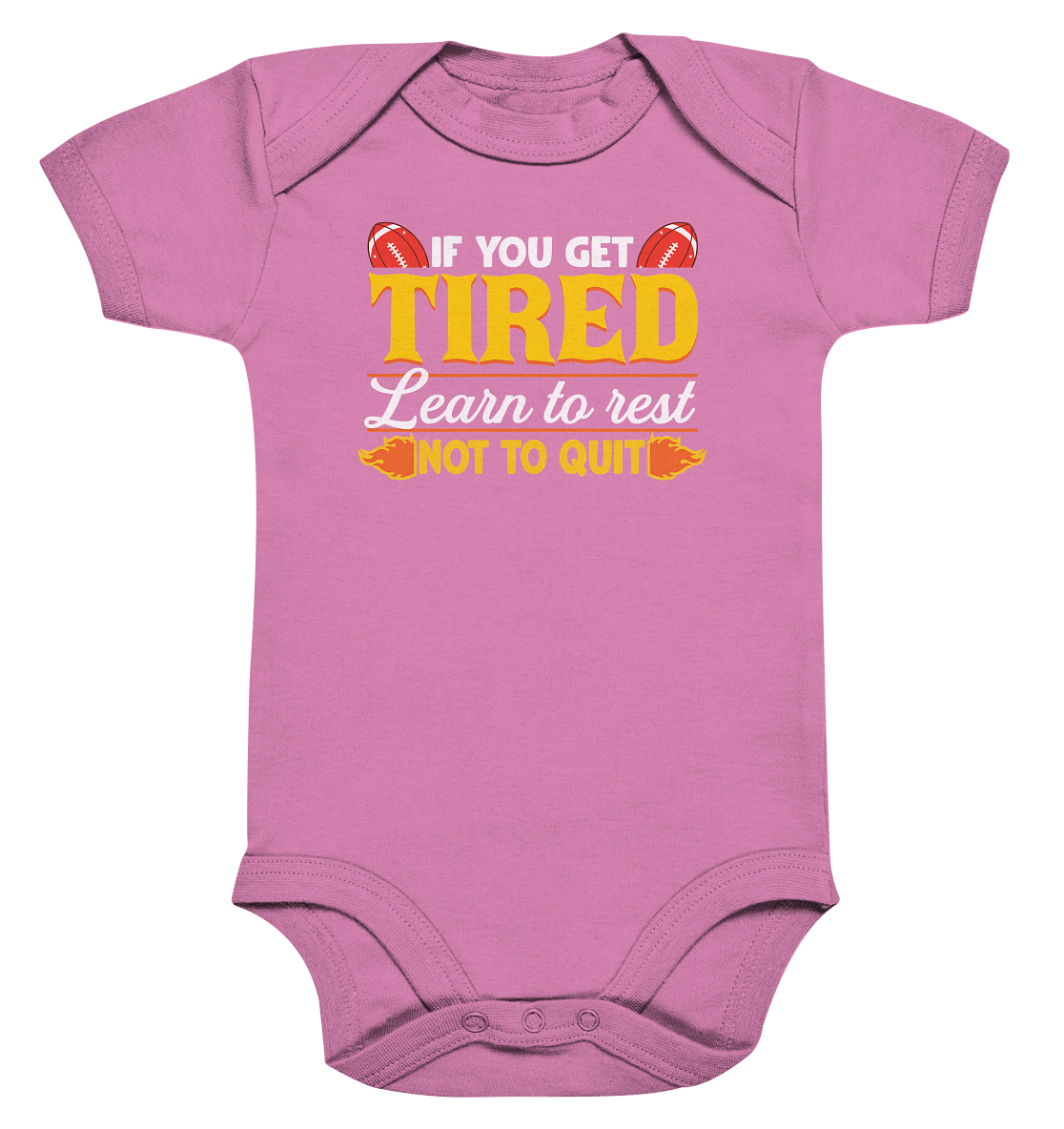 If you get Tired - Organic Baby Bodysuite