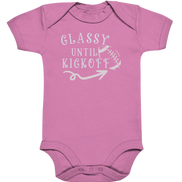 Glassy until Kick Off  - Organic Baby Bodysuite