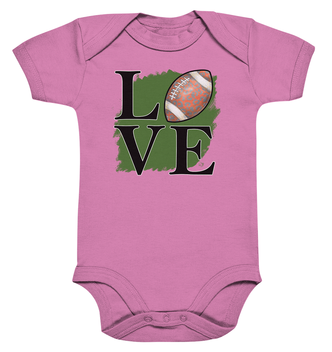 Football Love II - Organic Baby Bodysuite