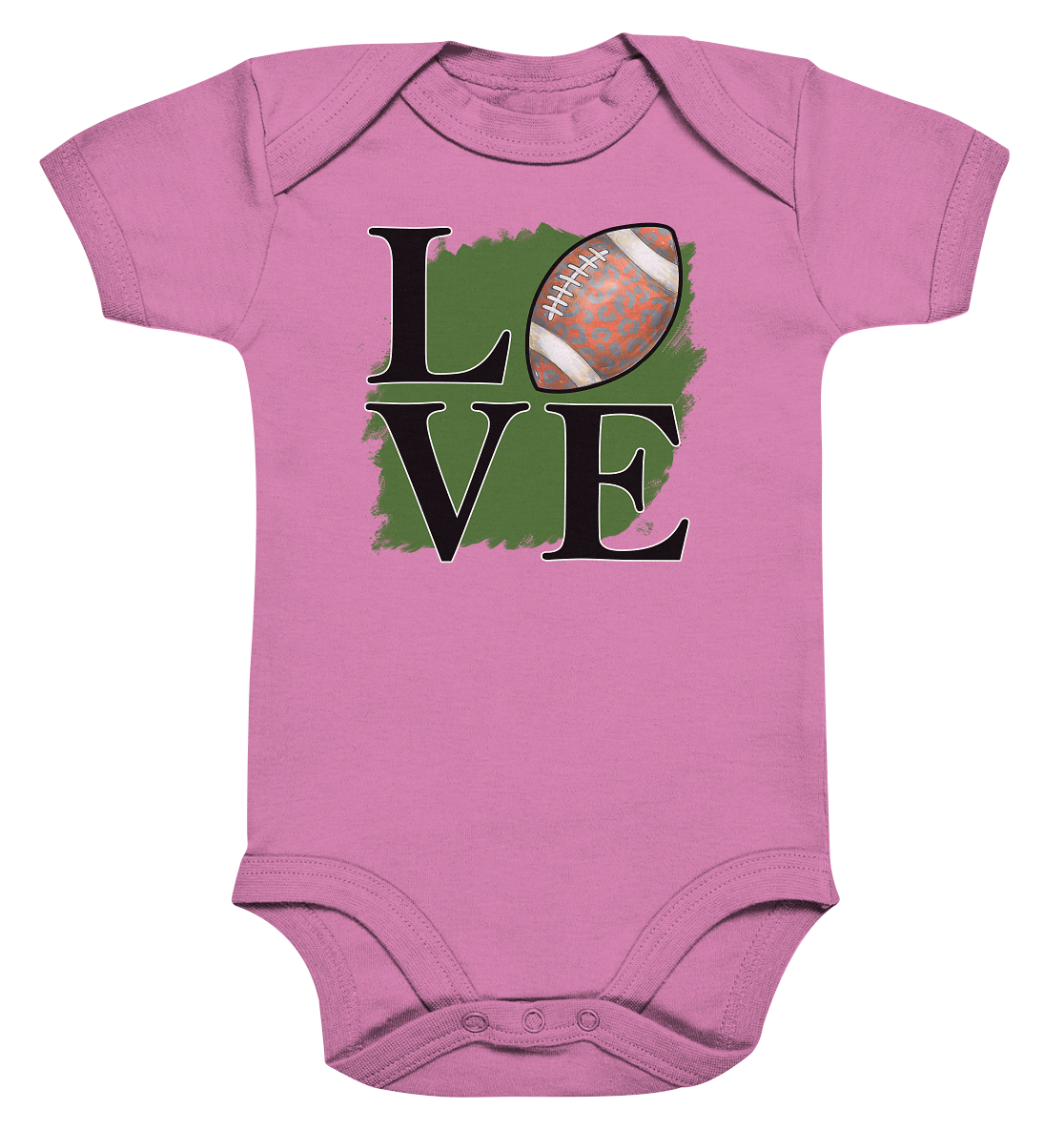 Football Love II - Organic Baby Bodysuite