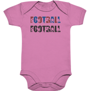 Football Silhouette - Organic Baby Bodysuite