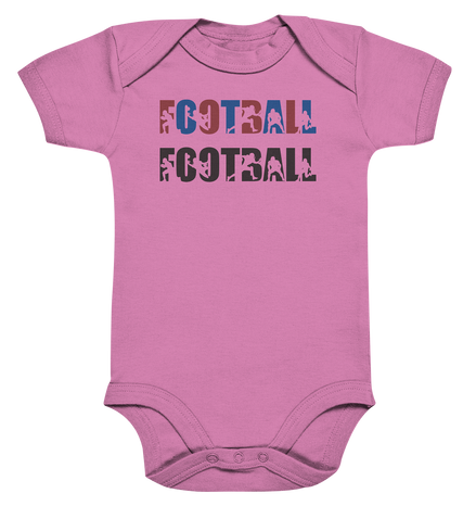 Football Silhouette - Organic Baby Bodysuite