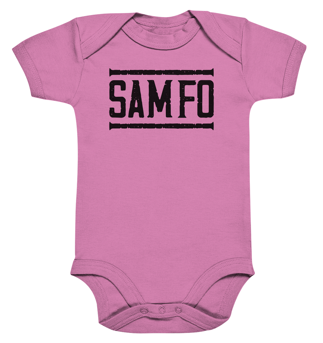 SAMFO black - Organic Baby Bodysuite