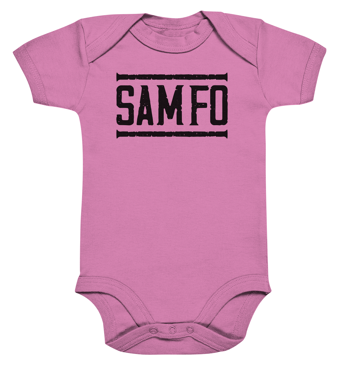 SAMFO black - Organic Baby Bodysuite