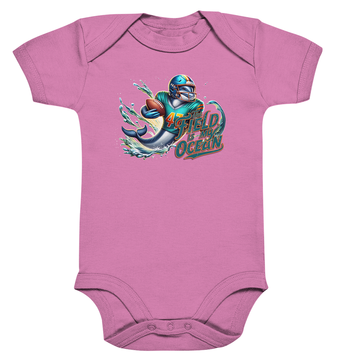 Dolphin - Organic Baby Bodysuit