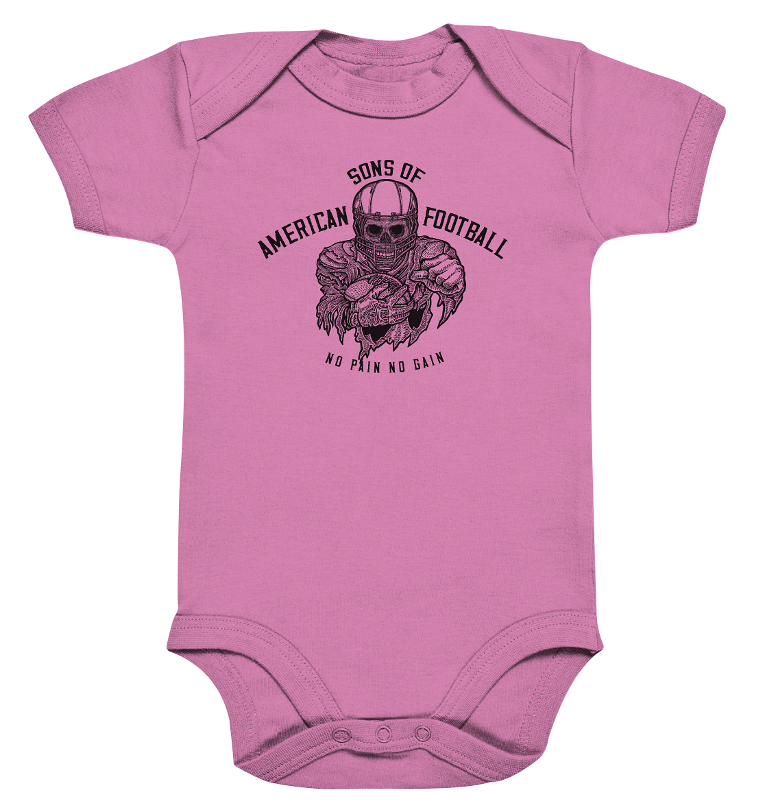 SAMFO No Pain No Gain  - Organic Baby Bodysuite