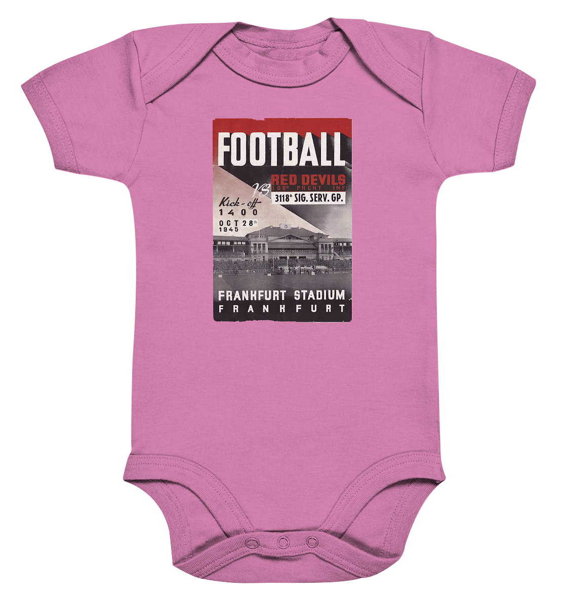 Frankfurt Football 1945 - Organic Baby Bodysuit